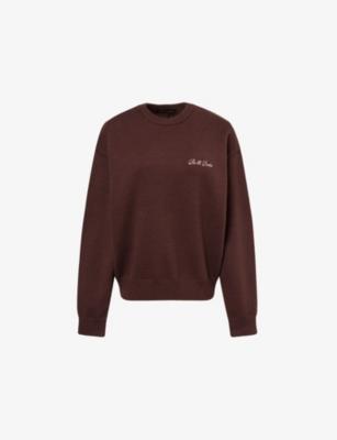 Logo-Embroidered Round-Neck Knitted Jumper by RU&ROCKA