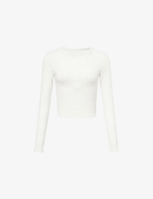 Logo-Patch Ribbed Cotton Top by RU&ROCKA