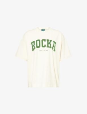 Oversized Varsity Cotton T-shirt by RU&ROCKA