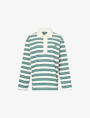 Western Rugby Cotton-Blend Polo Shirt by RU&ROCKA