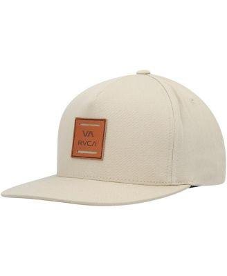 Men's Khaki VA All The Way Snapback Hat by RVCA