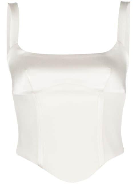 Crush corset-style tank top by RXQUETTE