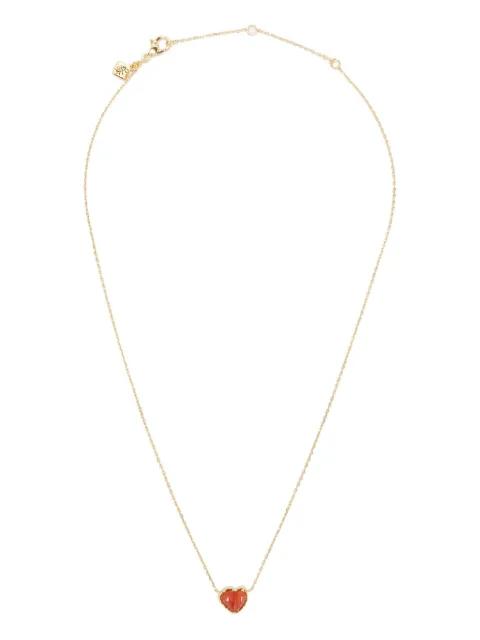 14CT gold plated brass Heart necklace by RYENN'S EYES