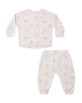 Boys' Cotton Skiing Penguins Tee & Pants Set - Baby by RYLEE + CRU
