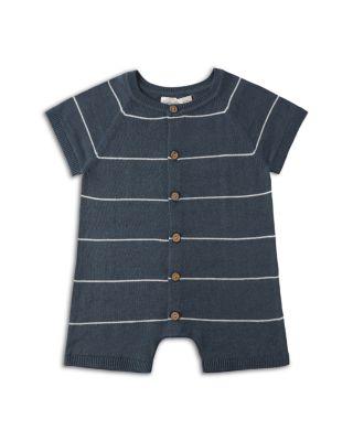 Boys' Liam Knit Striped Romper - Baby by RYLEE + CRU
