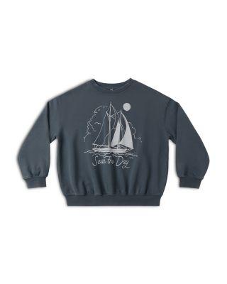 Boys' Seas the Day Graphic Sweatshirt  - Little Kid by RYLEE + CRU