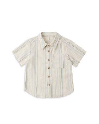 Boys' Striped Collared Short Sleeved Shirt - Little Kid by RYLEE + CRU