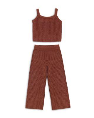 Girls' Fuzzy Knit Top & Pants Set - Little Kid by RYLEE + CRU