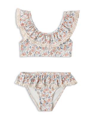 Girls' Margot Flower Field Two Piece Swimsuit - Little Kid by RYLEE + CRU