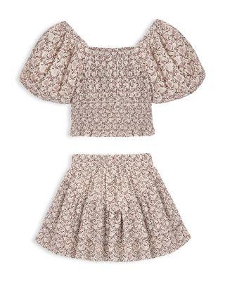 Girls' Trixie Printed Top & Skirt Set - Little Kid by RYLEE + CRU