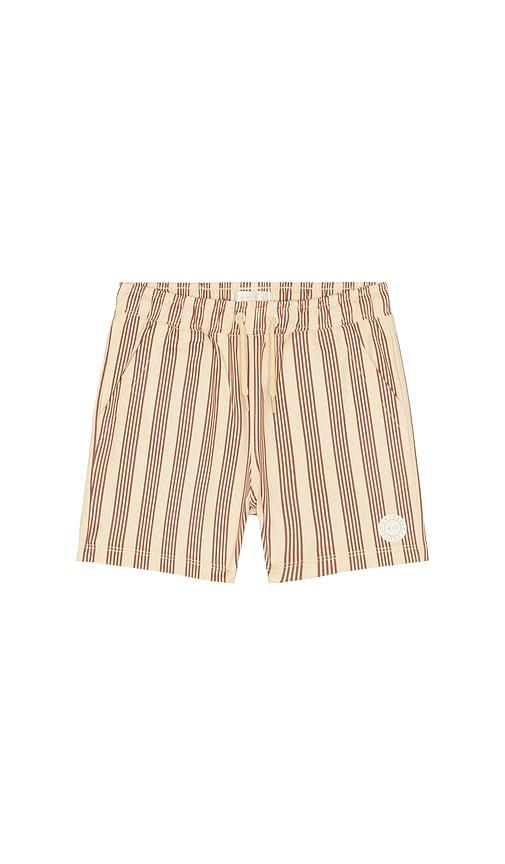 Rylee + Cru Boardshort in Brown by RYLEE + CRU