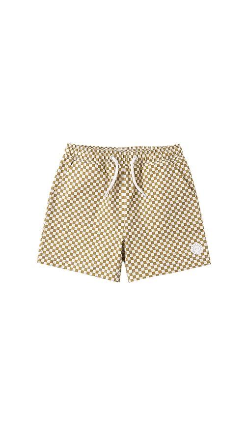 Rylee + Cru Boardshort in Burnt Orange by RYLEE + CRU
