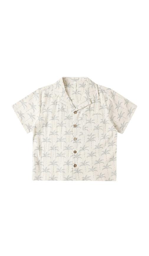 Rylee + Cru Lapel Collar Shirt in Ivory by RYLEE + CRU