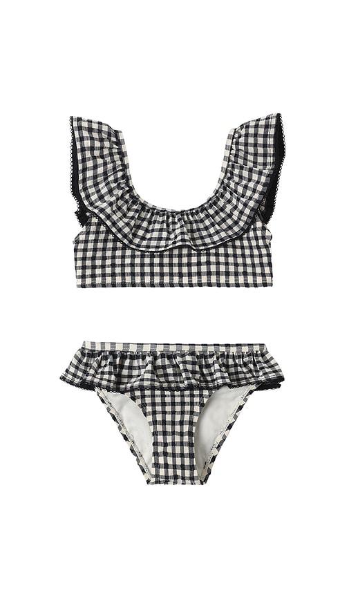Rylee + Cru Margot Bikini in Black,White by RYLEE + CRU
