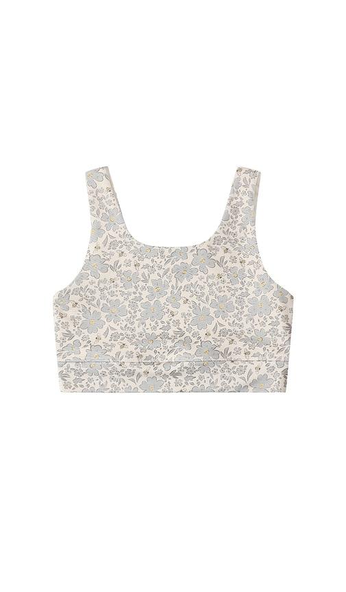 Rylee + Cru Swift Sports Bra in Blue by RYLEE + CRU
