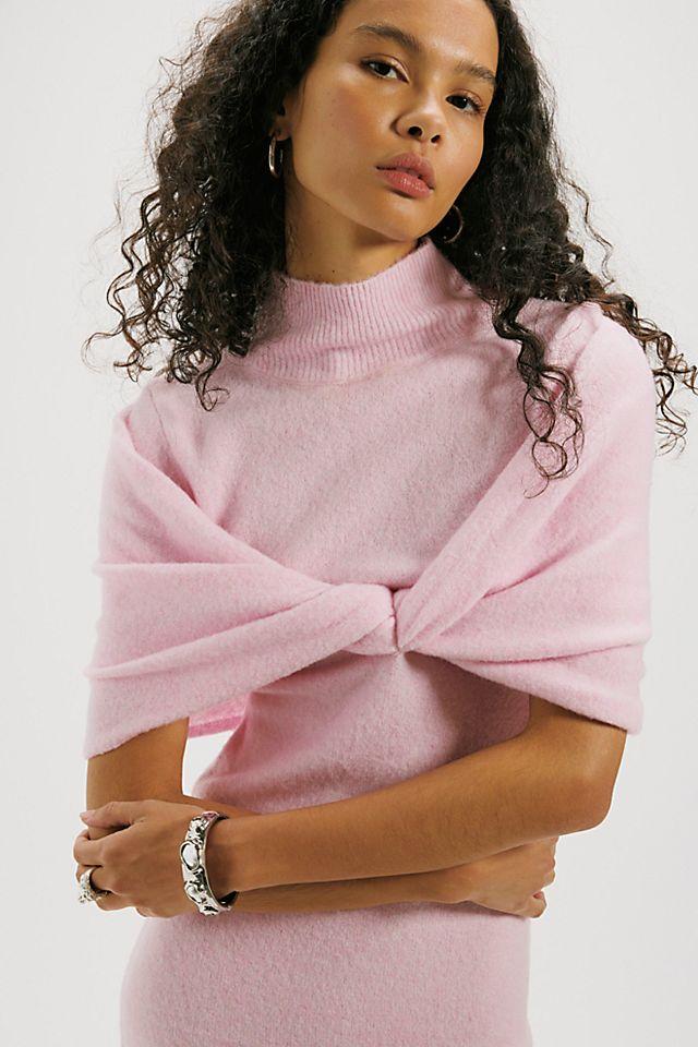 SER.O.YA Wisteria Mock Neck Knit Midi Dress by S ER.O.Y A | FREE PEOPLE