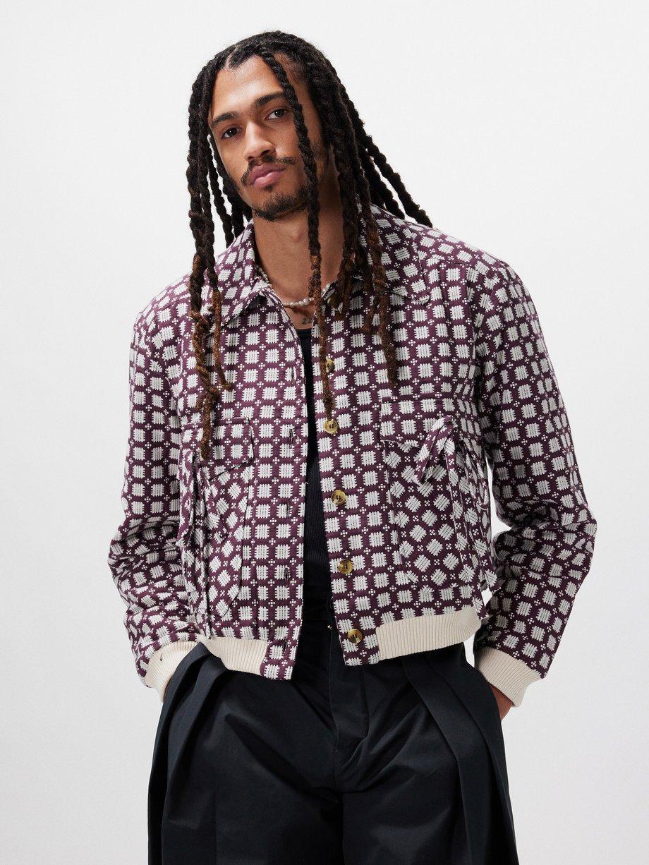 Adrian embroidered cotton jacket by S.S.DALEY