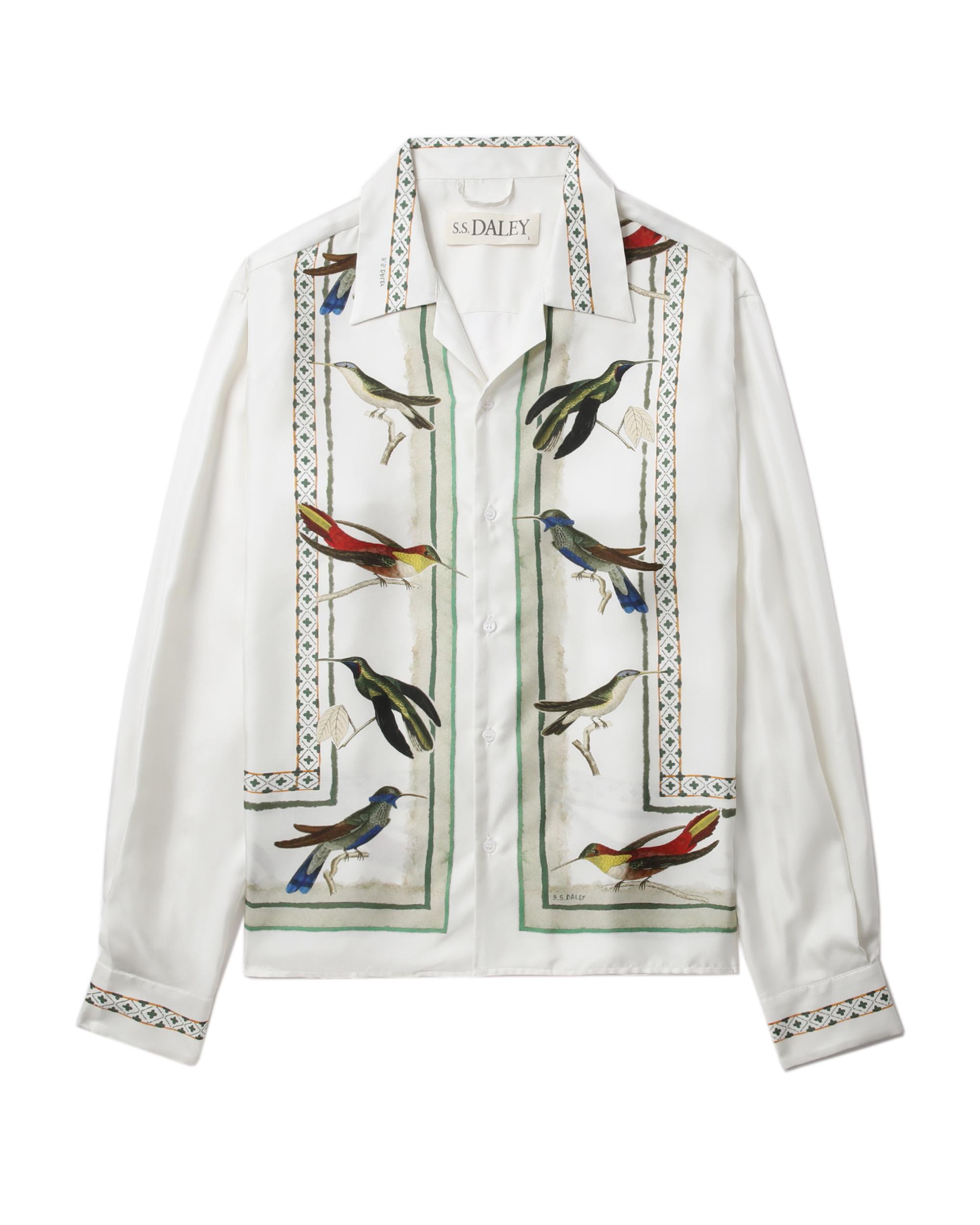 Bird print shirt by S.S.DALEY