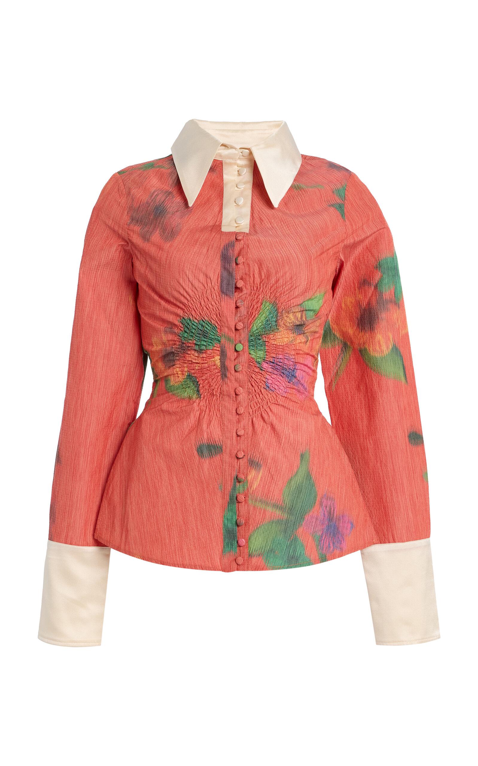 S.S.DALEY Eva Floral Cotton-Ripstop Circle Shirt - Moda Operandi by S.S.DALEY