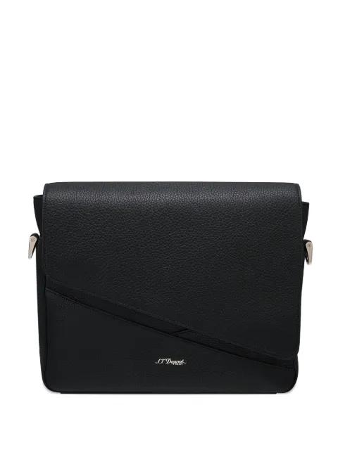 Neo Capsule grained-leather messenger bag by S.T. DUPONT