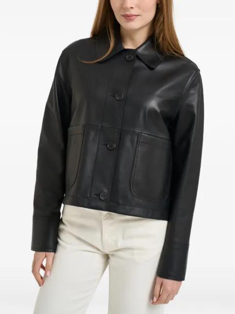 button leather coat by S.W.O.R.D 6.6.44