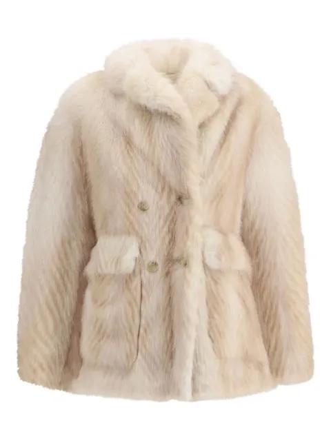 herringbone-pattern coat by S.W.O.R.D 6.6.44