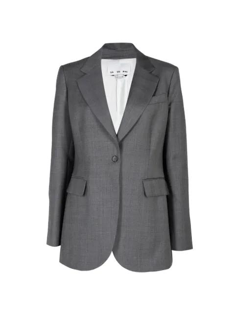 Andrea notch-lapel blazer by SA SU PHI