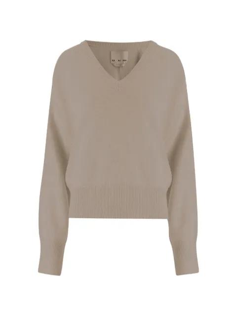 V-neck cashmere sweater by SA SU PHI