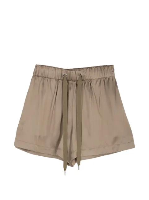 Valentina drawstring elastic-waistband shorts by SA SU PHI