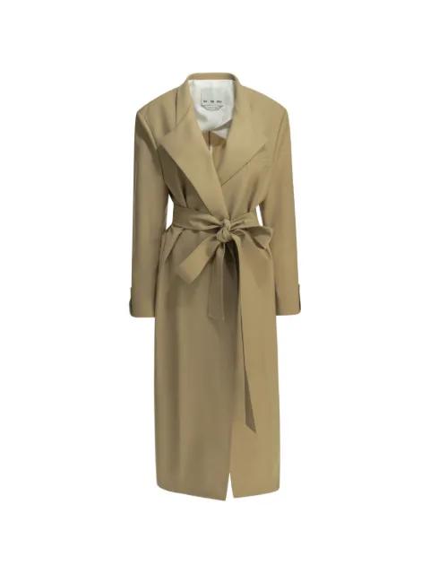 belted coat by SA SU PHI
