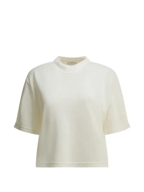 cashmere cropped T-shirt by SA SU PHI