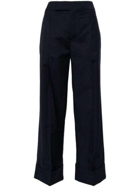 high-rise wool trousers by SA SU PHI