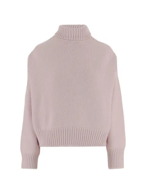long-sleeve roll neck sweater by SA SU PHI