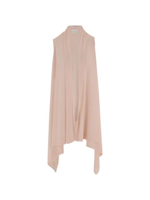 sleeveless open vest by SA SU PHI