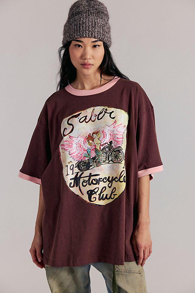 Sabbi Ride Or Die Tee by SABBI | FREE PEOPLE