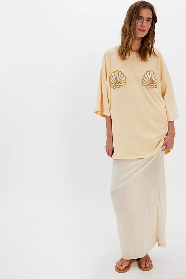 Sabbi Sparkle Shell Oversized Tee by SABBI | FREE PEOPLE