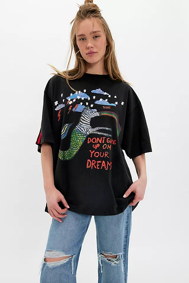 Sabbi The Zebra Dream Oversized Tee by SABBI | FREE PEOPLE