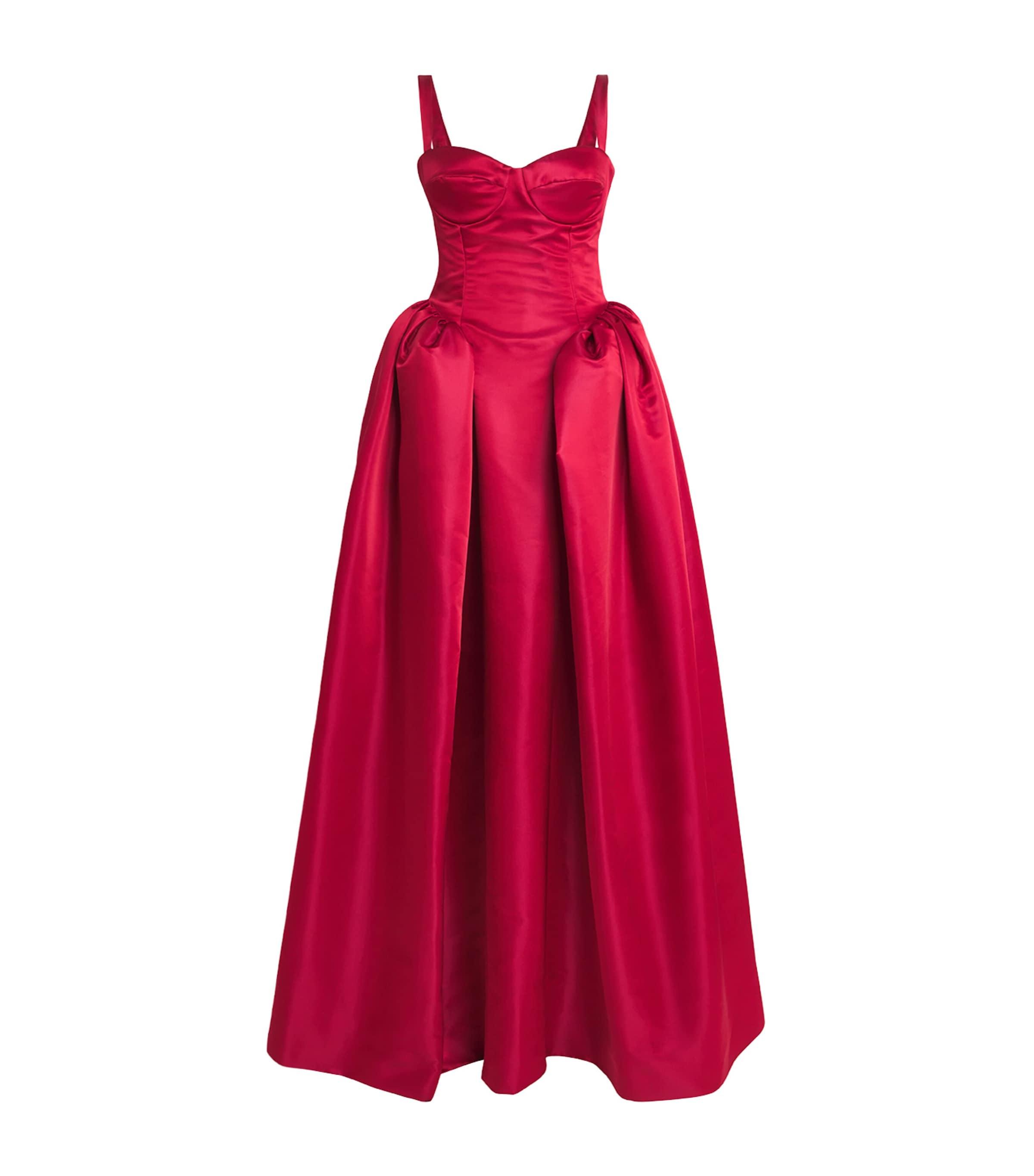 Sleeveless Mistletoe Gown by SABINA BILENKO