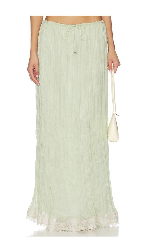 Sabina Musayev Ambroz Skirt in Green by SABINA MUSAYEV