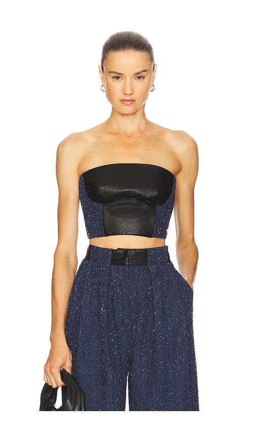 Sabina Musayev Bree Top in Black by SABINA MUSAYEV