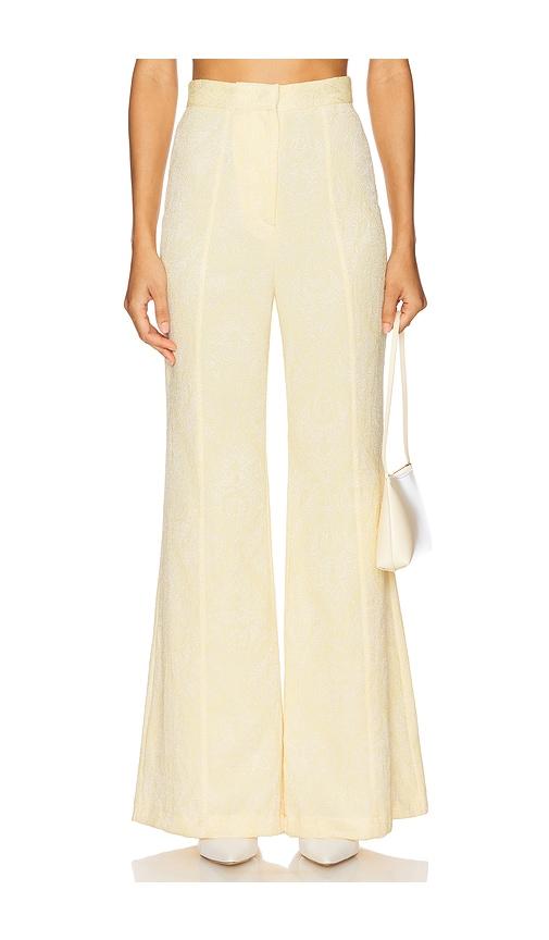 Sabina Musayev Brice Pants in Yellow by SABINA MUSAYEV