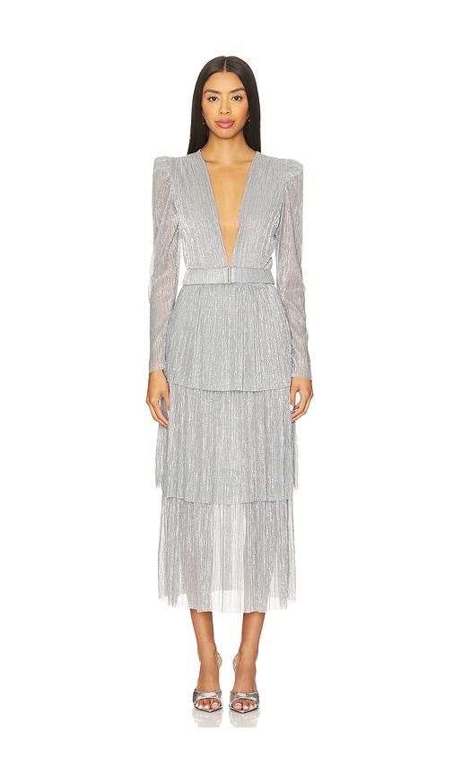 Sabina Musayev Carry Dress in Grey by SABINA MUSAYEV