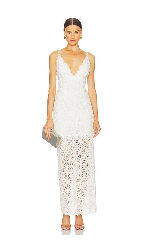 Sabina Musayev Iara Dress in White by SABINA MUSAYEV