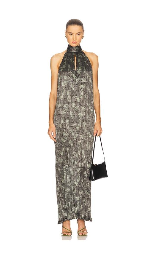 Sabina Musayev London Dress in Olive by SABINA MUSAYEV