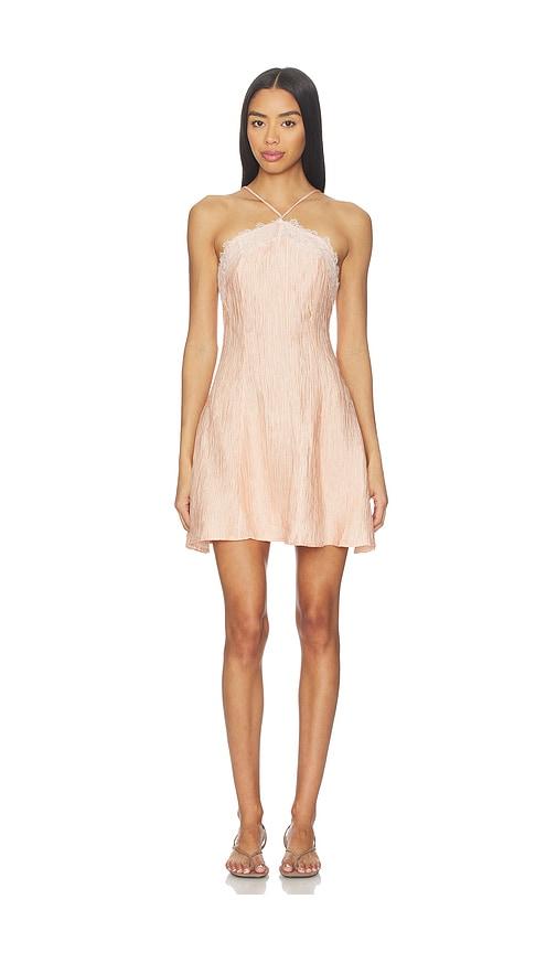 Sabina Musayev Melia Dress in Peach by SABINA MUSAYEV
