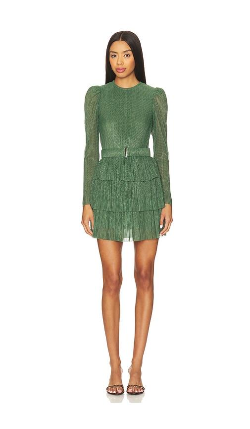 Sabina Musayev Monique Dress in Green by SABINA MUSAYEV