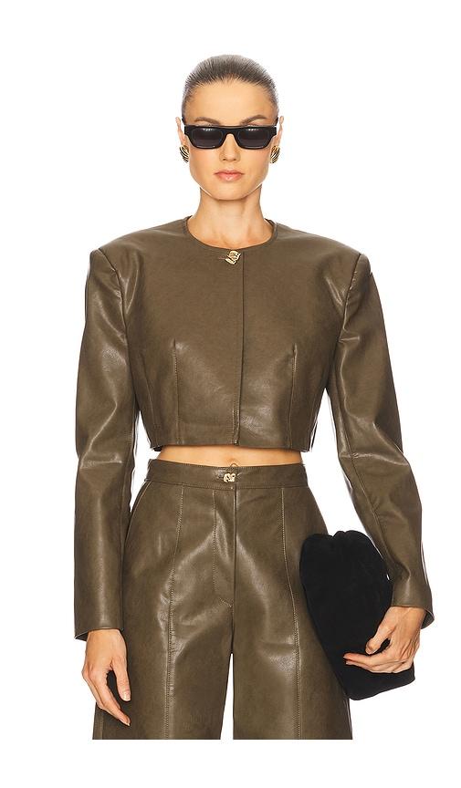 Sabina Musayev Tim Jacket in Olive by SABINA MUSAYEV
