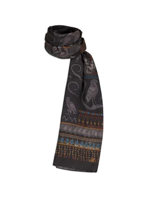 animal-print scarf by SABINA SAVAGE
