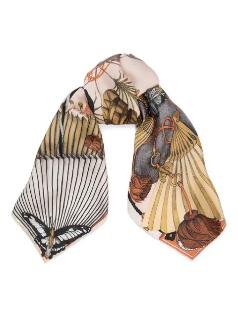 graphic print scarf by SABINA SAVAGE
