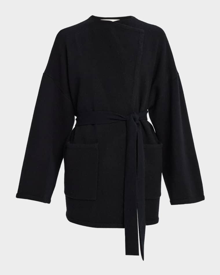 Coline Belted Patch Pocket Cardigan by SABLYN